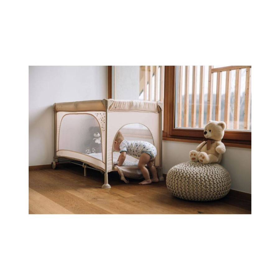FreeOn Παρκοκρέβατο Travel Cot Nook Beige
