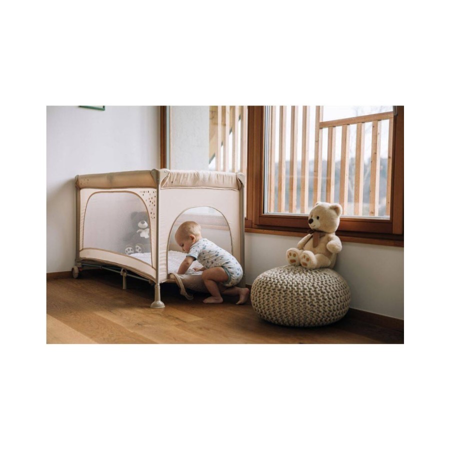 FreeOn Παρκοκρέβατο Travel Cot Nook Beige
