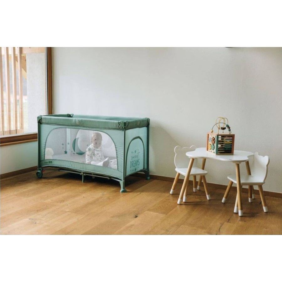 FreeOn Παρκοκρέβατο Travel Cot Nook Green
