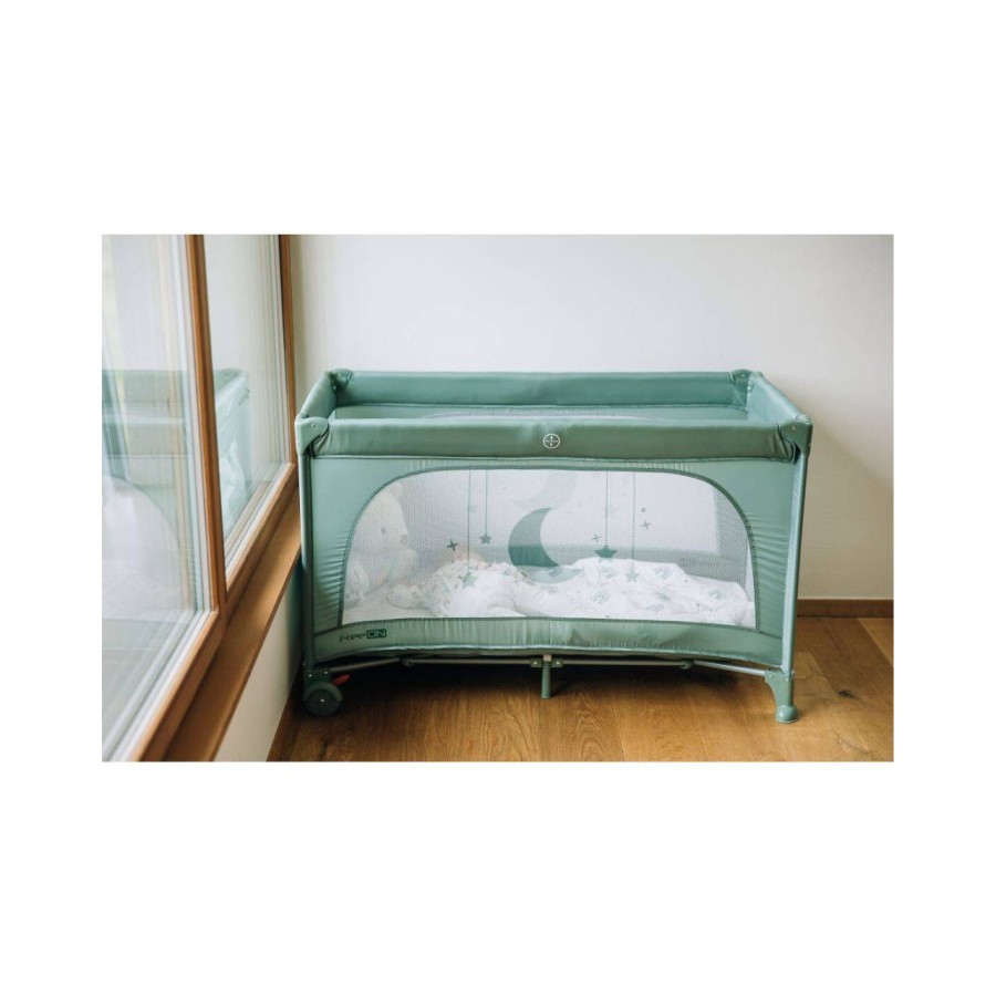 FreeOn Παρκοκρέβατο Travel Cot Nook Green