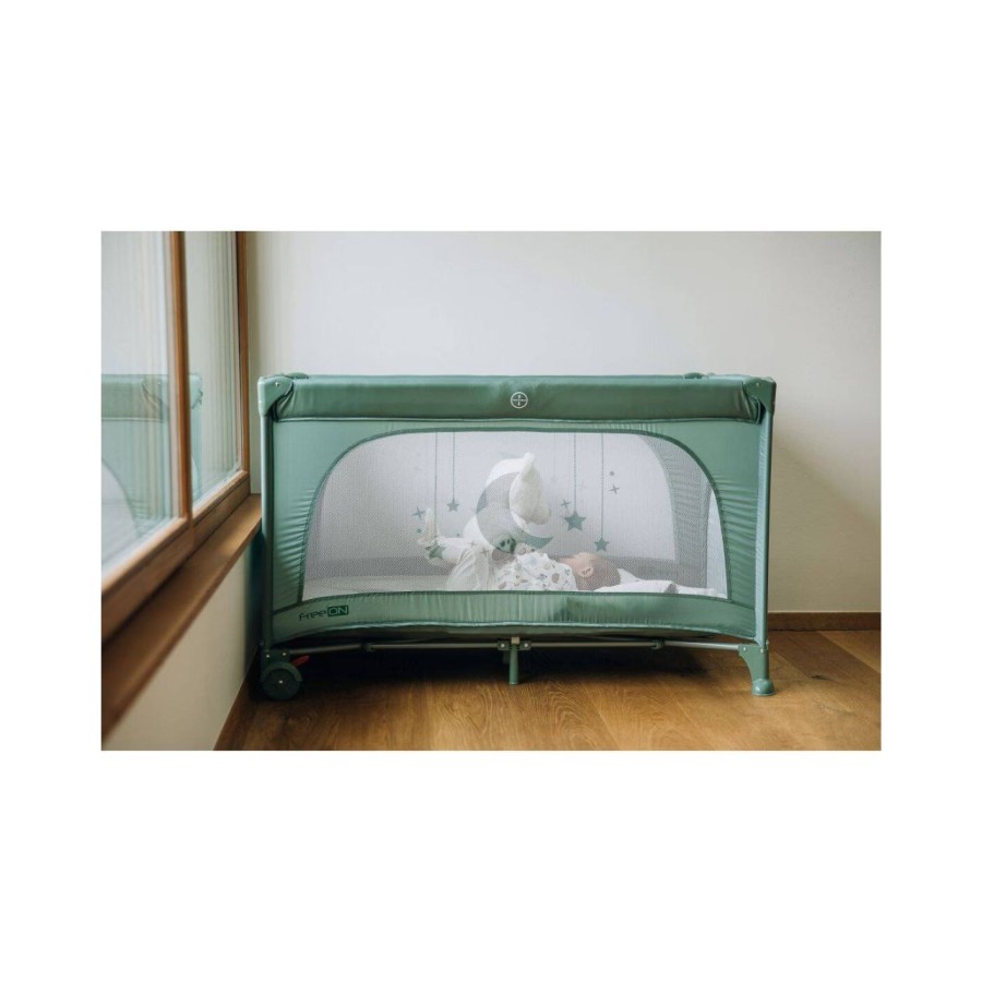 FreeOn Παρκοκρέβατο Travel Cot Nook Green