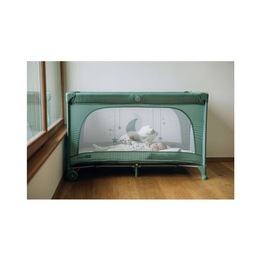 FreeOn Παρκοκρέβατο Travel Cot Nook Green