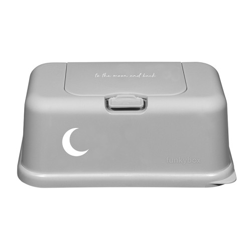 Funkybox Θήκη Για Μωρομάντηλα Soft Grey Moon