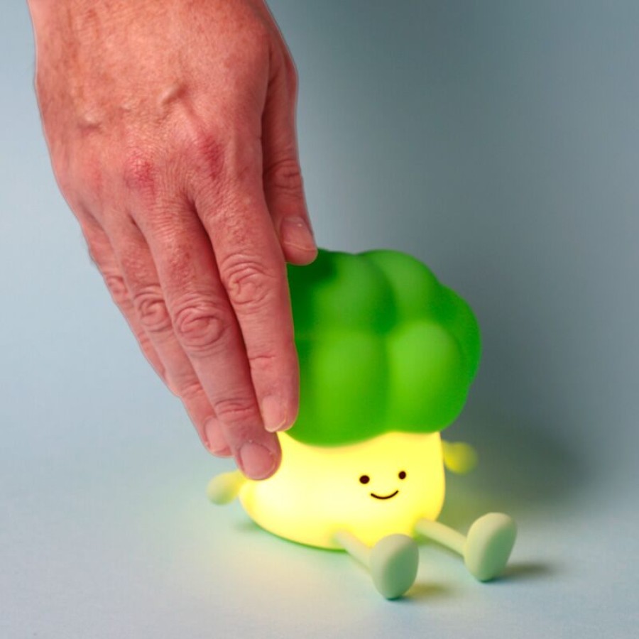 Φωτάκι Νυκτός LED & Βάση Κινητού Μπρόκολο Puckator Foodiemals Broccoli