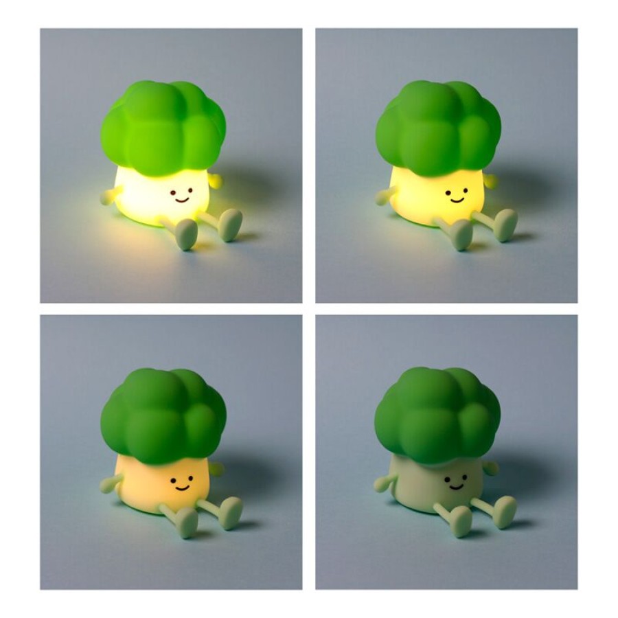 Φωτάκι Νυκτός LED & Βάση Κινητού Μπρόκολο Puckator Foodiemals Broccoli