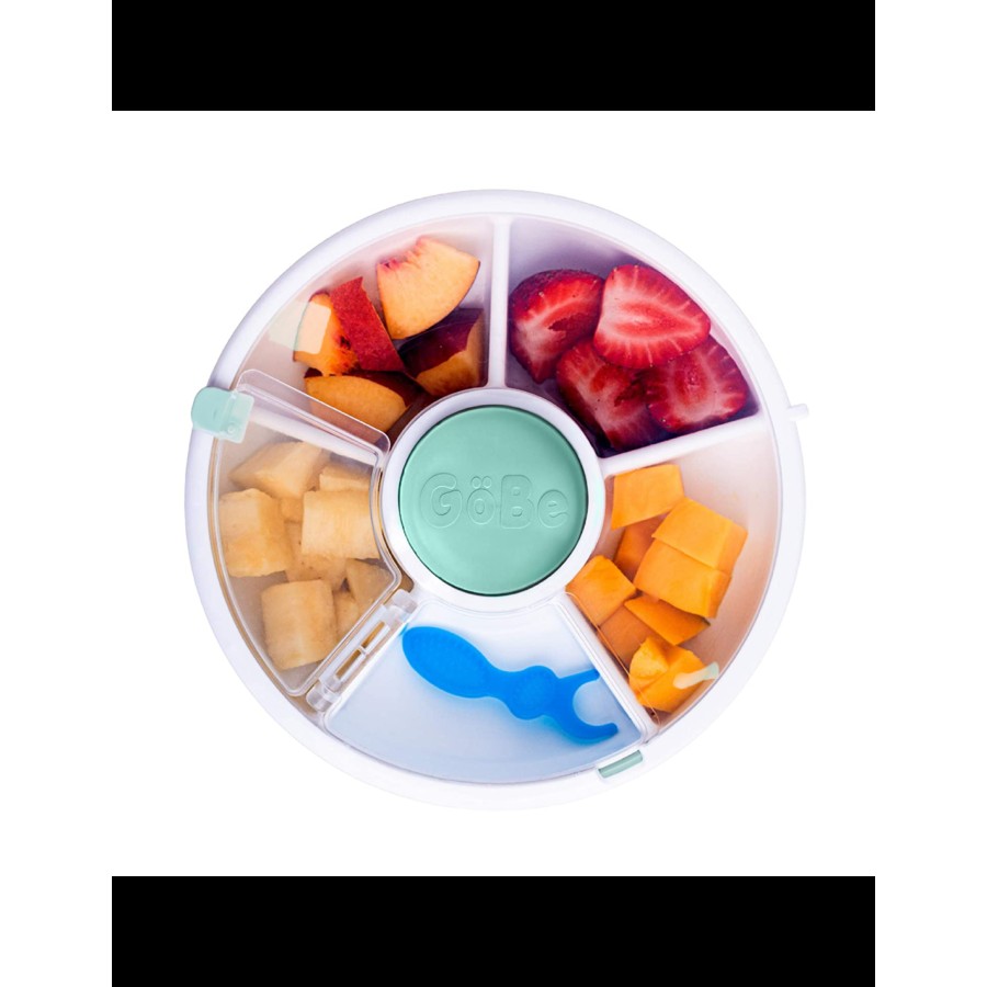 Παιδικό Δοχείο Σνακ με 5 Θήκες GoBe Snack Spinner Mint 16,5x4εκ.
