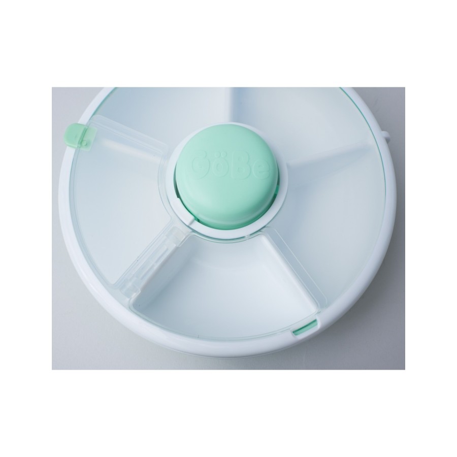Παιδικό Δοχείο Σνακ με 5 Θήκες GoBe Snack Spinner Mint 16,5x4εκ.