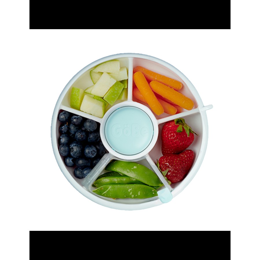 Παιδικό Δοχείο Σνακ με 5 Θήκες GoBe Snack Spinner Mint 16,5x4εκ.
