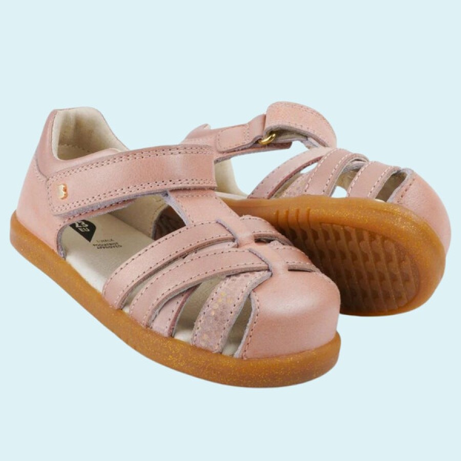 Παιδικά Πέδιλα Bobux iWalk Cross Dusk Pearl + Rose Gold