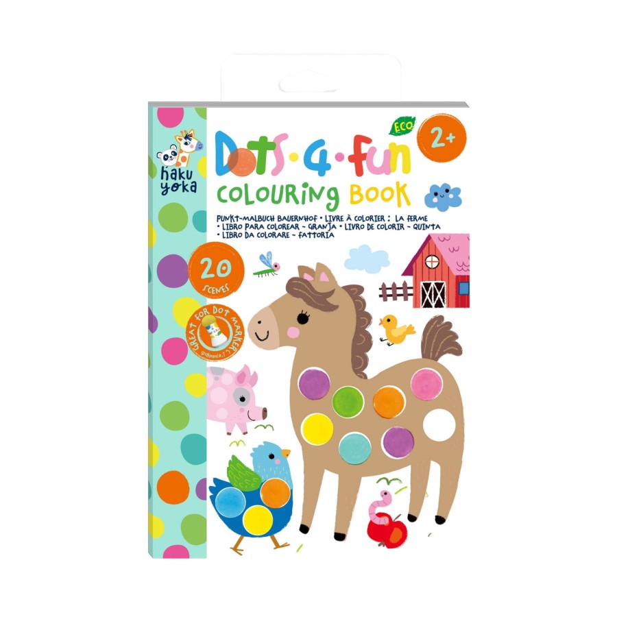 Παιδικό Βιβλίο Ζωγραφικής Avenir Dots 4 Fun Colouring Book Animal