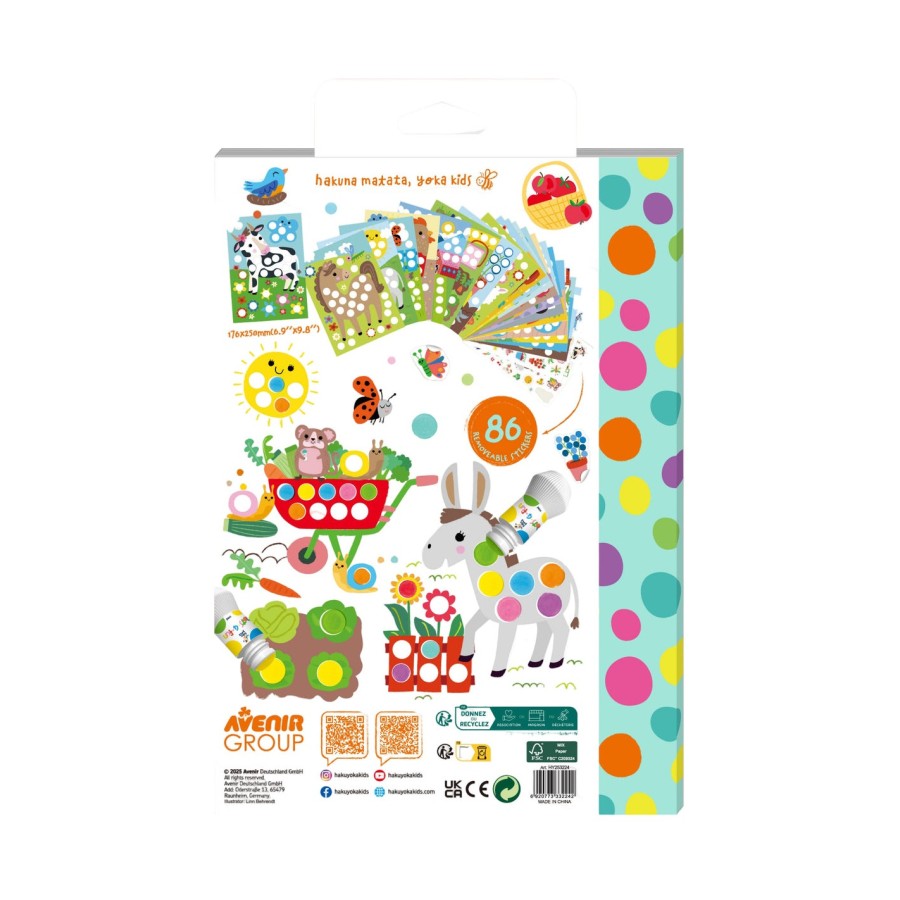 Παιδικό Βιβλίο Ζωγραφικής Avenir Dots 4 Fun Colouring Book Animal