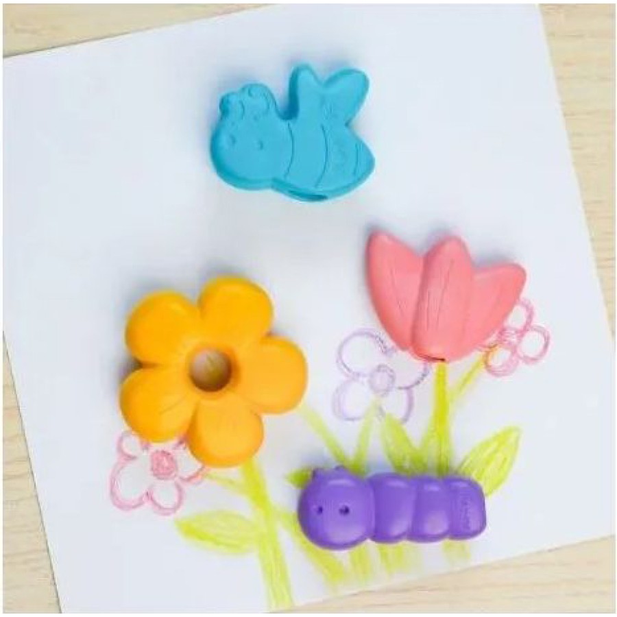 Haku Yoka Παιδικό Σετ Κηρομπογιές Δακτύλων Garden Finger Crayons