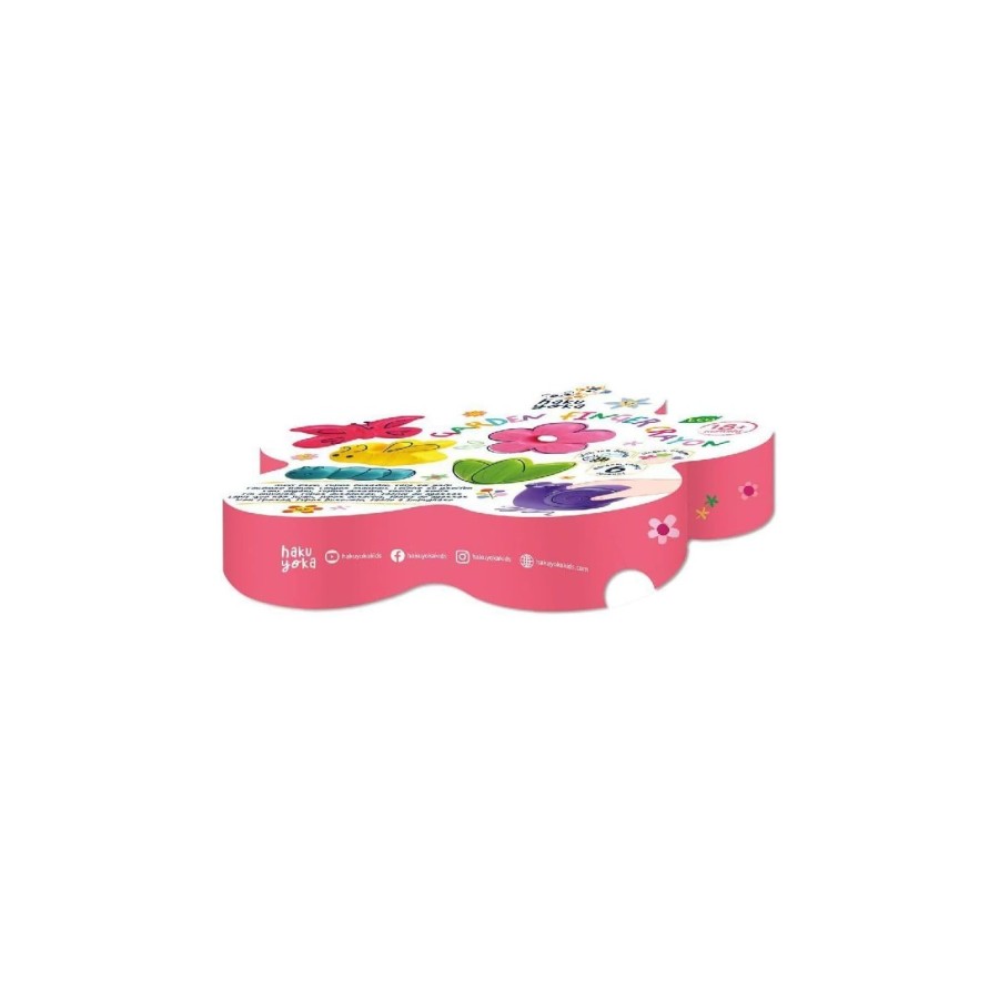 Haku Yoka Παιδικό Σετ Κηρομπογιές Δακτύλων Garden Finger Crayons