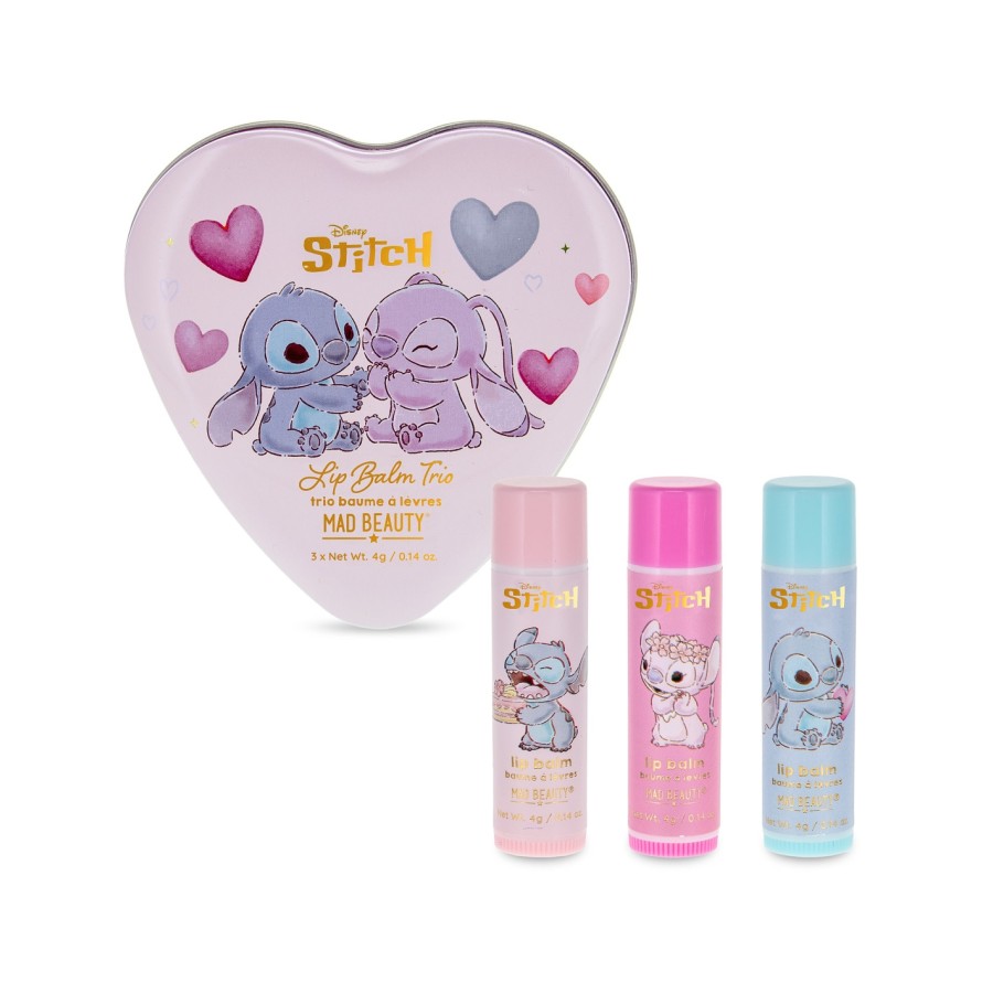 Παιδικό Σετ Lip Balm 3τμχ. Mad Beauty I Heart Stitch Trio Set