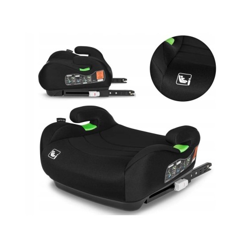 Lionelo Luuk Fix I-Size Κάθισμα Αυτοκινήτου Isofix 22-36Kg Black