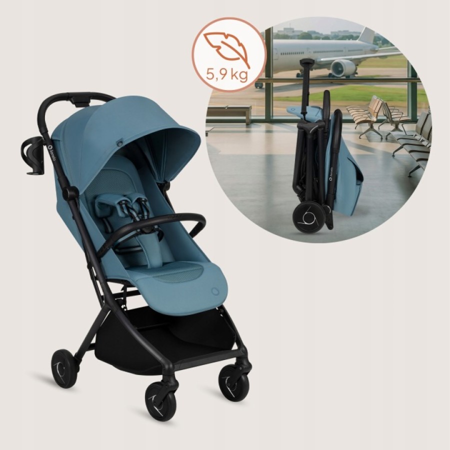 Lionelo Sia Καρότσι Ταξιδίου Έως 22Kg Blue Sky