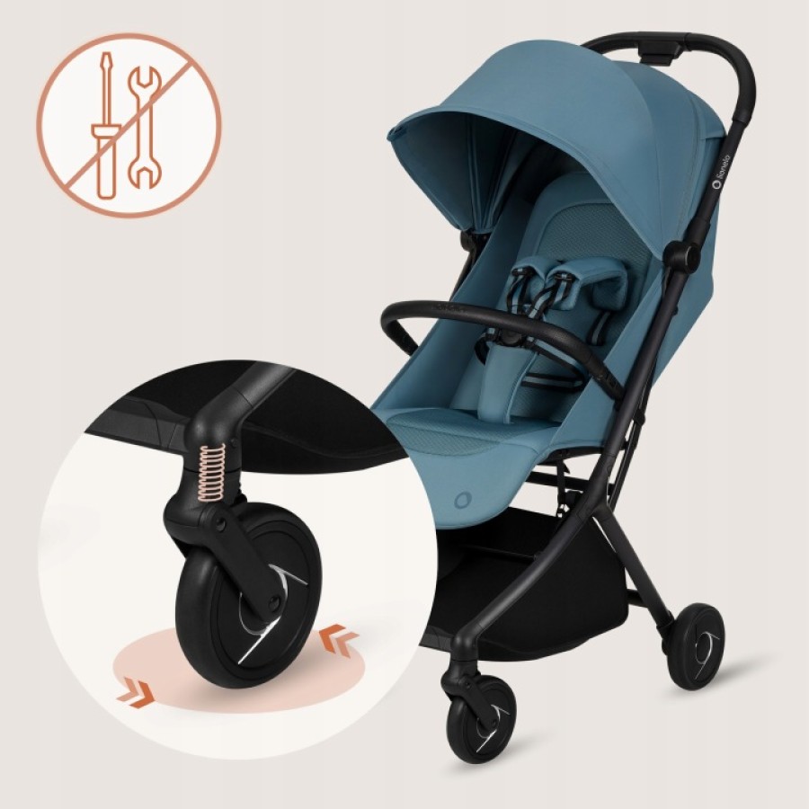 Lionelo Sia Καρότσι Ταξιδίου Έως 22Kg Blue Sky