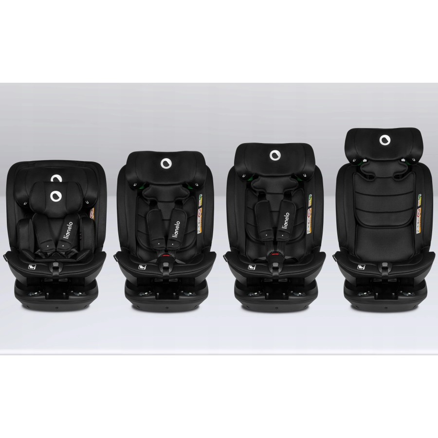 Lionelo Bastian Rwf I-Size Κάθισμα Αυτοκινήτου 40-150 Cm Isofix Gray Stone