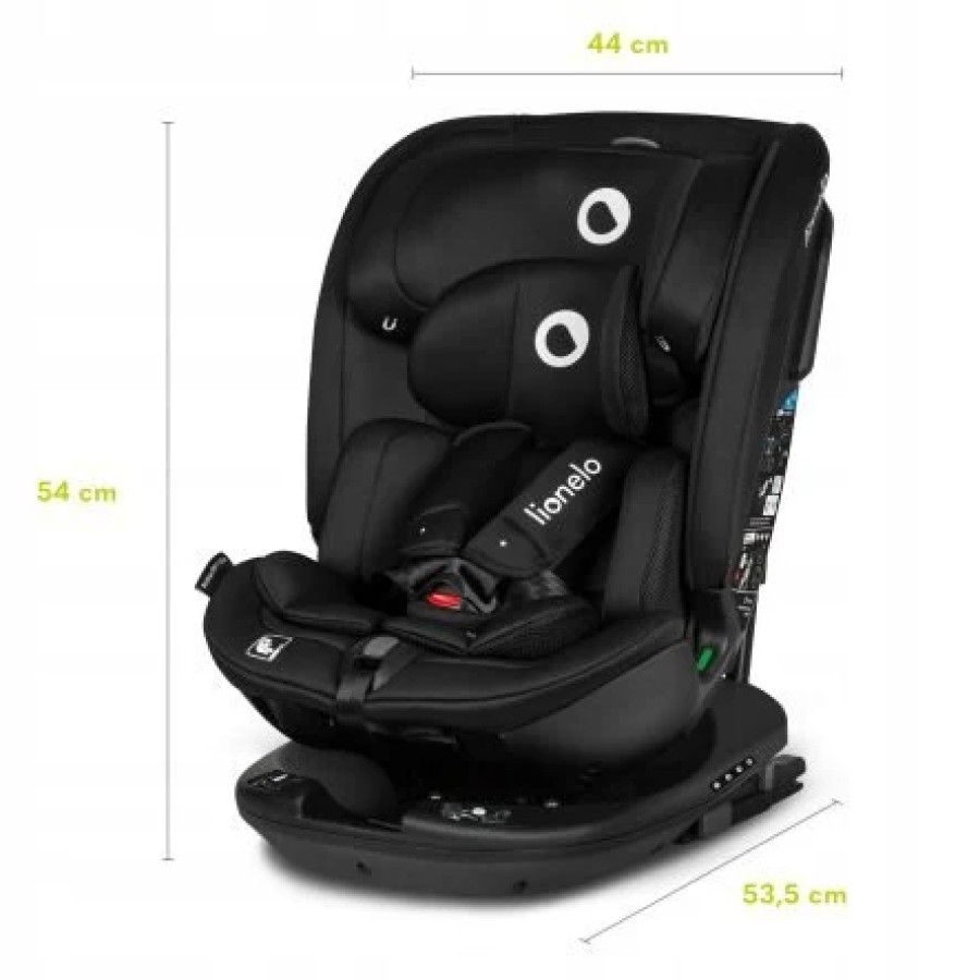 Lionelo Bastian Rwf I-Size Κάθισμα Αυτοκινήτου 40-150 Cm Isofix Gray Stone