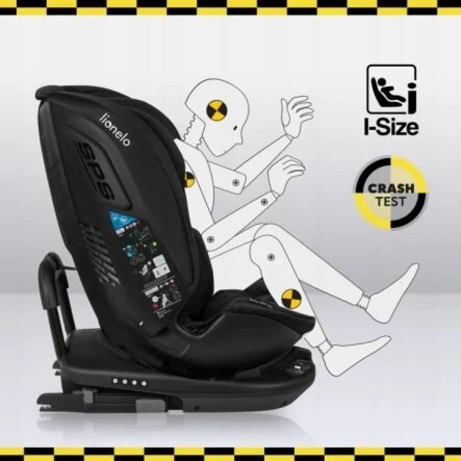 Lionelo Bastian Rwf I-Size Κάθισμα Αυτοκινήτου 40-150 Cm Isofix Gray Stone