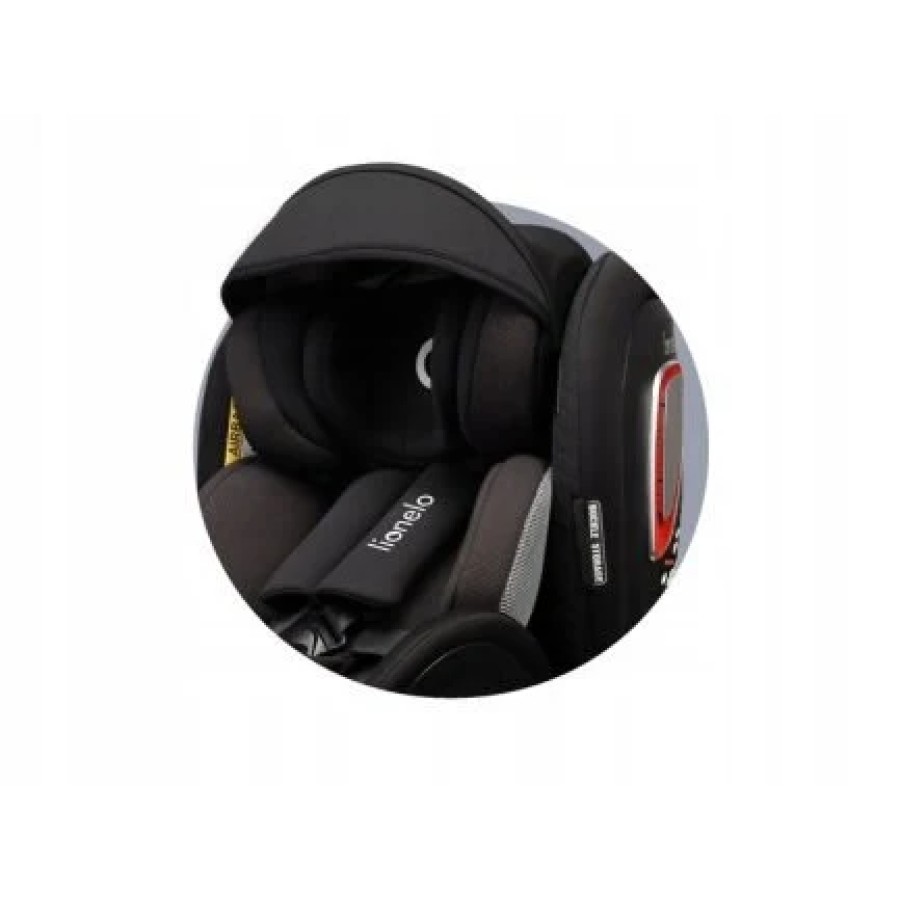 Lionelo Antoon I-Size Κάθισμα Αυτοκινήτου 40-105 Cm Isofix Black 5902581659323