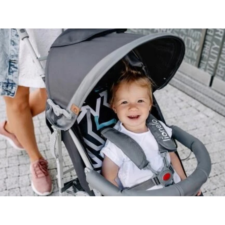 Lionelo Elia Oslo Βρεφικό Καρότσι Μπαστούνι Black &Amp; White 5902581651854