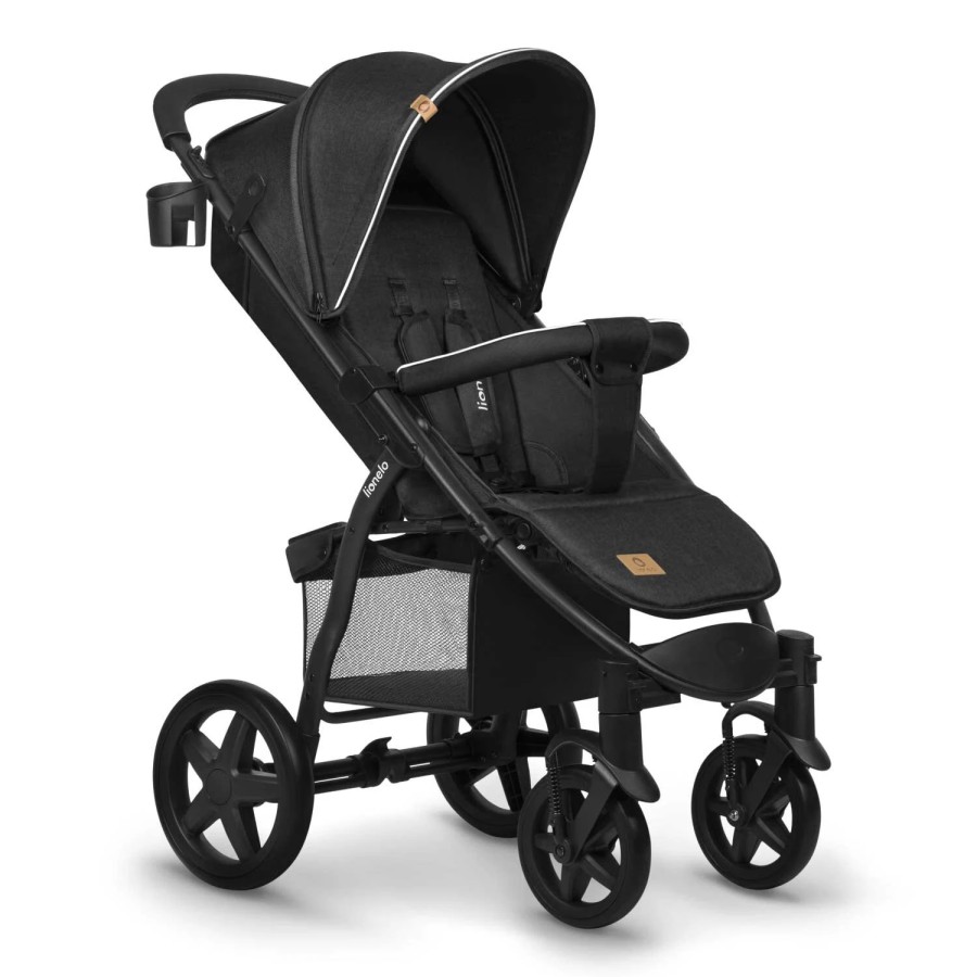 Lionelo Annet Plus Βρεφικό Καρότσι Έως 22Kg Black Carbon