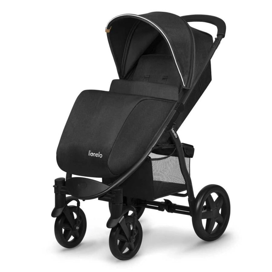 Lionelo Annet Plus Βρεφικό Καρότσι Έως 22Kg Black Carbon