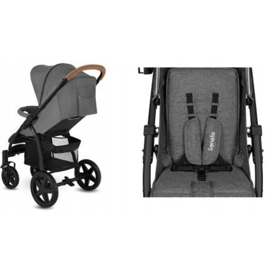 Lionelo Annet Plus Βρεφικό Καρότσι Έως 22Kg Concrete