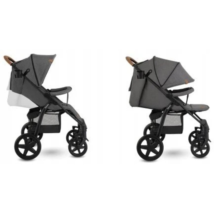 Lionelo Annet Plus Βρεφικό Καρότσι Έως 22Kg Concrete