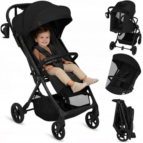 Lionelo Tansi Καρότσι Ταξιδίου Έως 22Kg Black Onyx