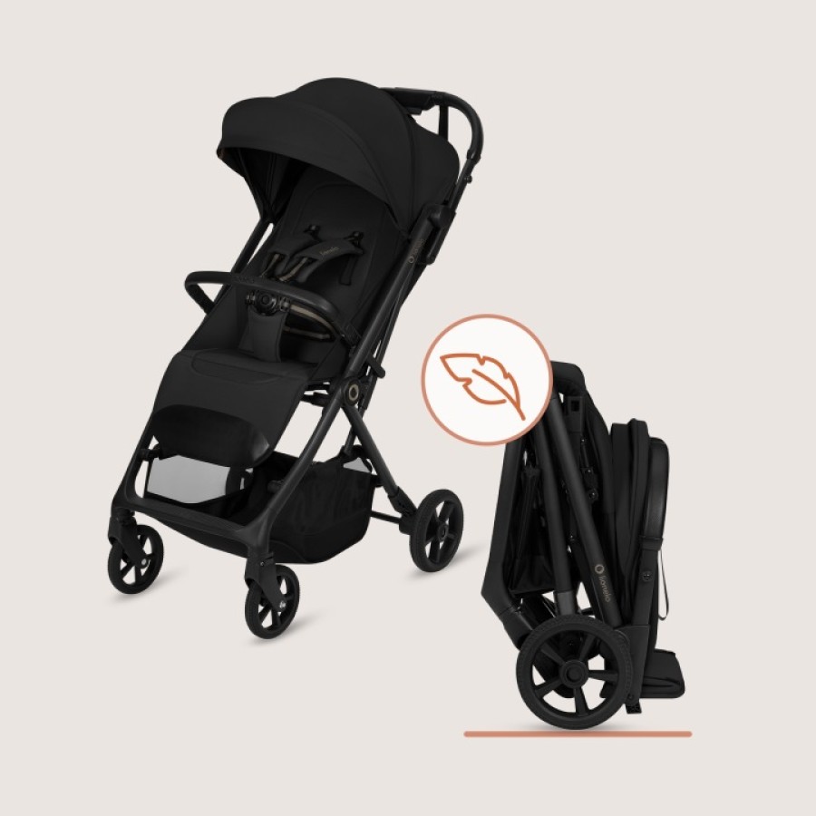 Lionelo Tansi Καρότσι Ταξιδίου Έως 22Kg Black Onyx