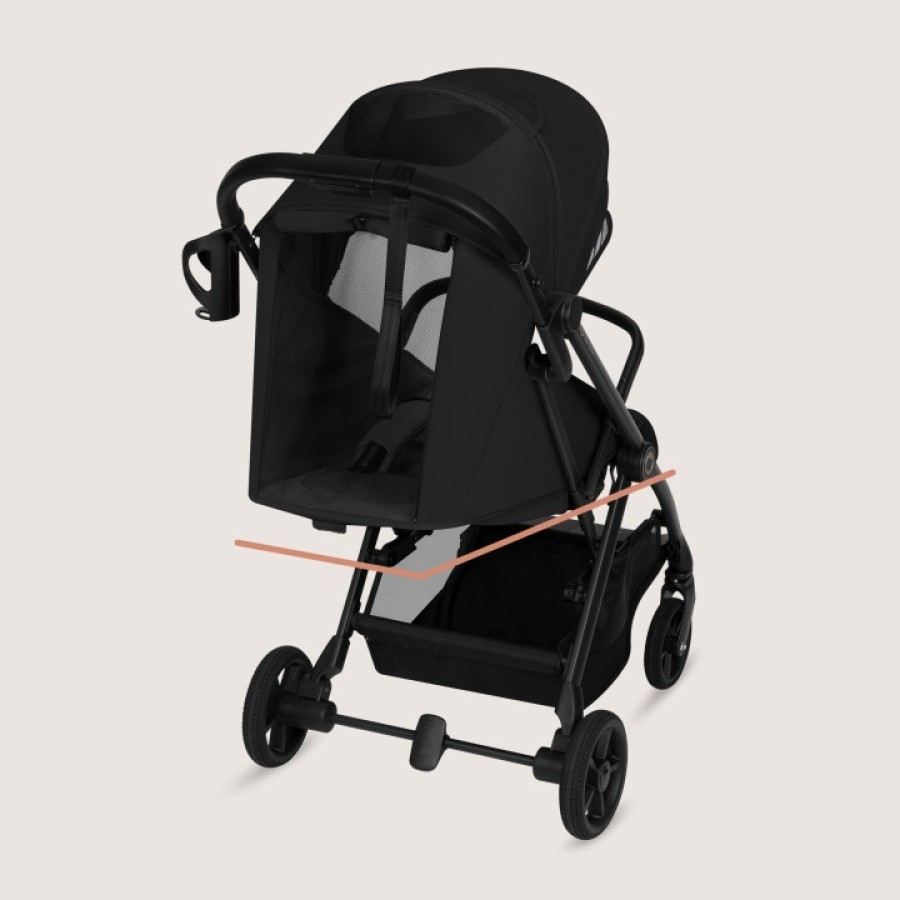 Lionelo Tansi Καρότσι Ταξιδίου Έως 22Kg Black Onyx