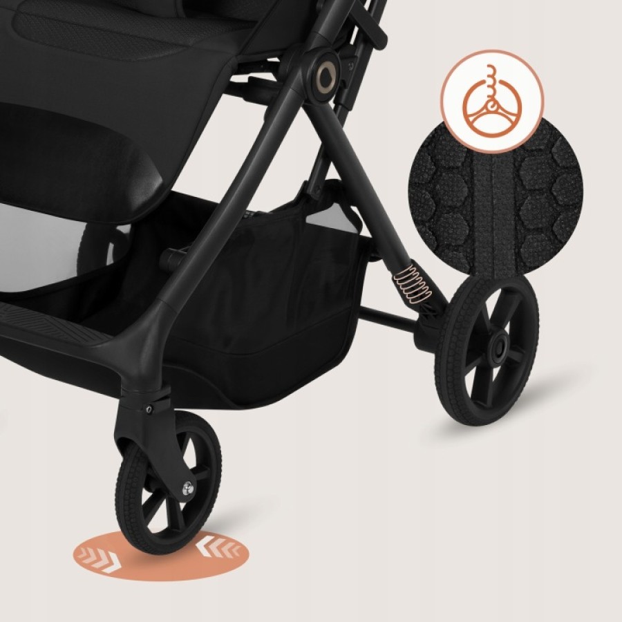 Lionelo Tansi Καρότσι Ταξιδίου Έως 22Kg Black Onyx