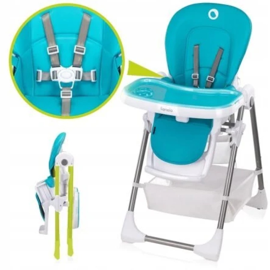 Lionelo Linn Plus Καρεκλάκι Φαγητού Blue