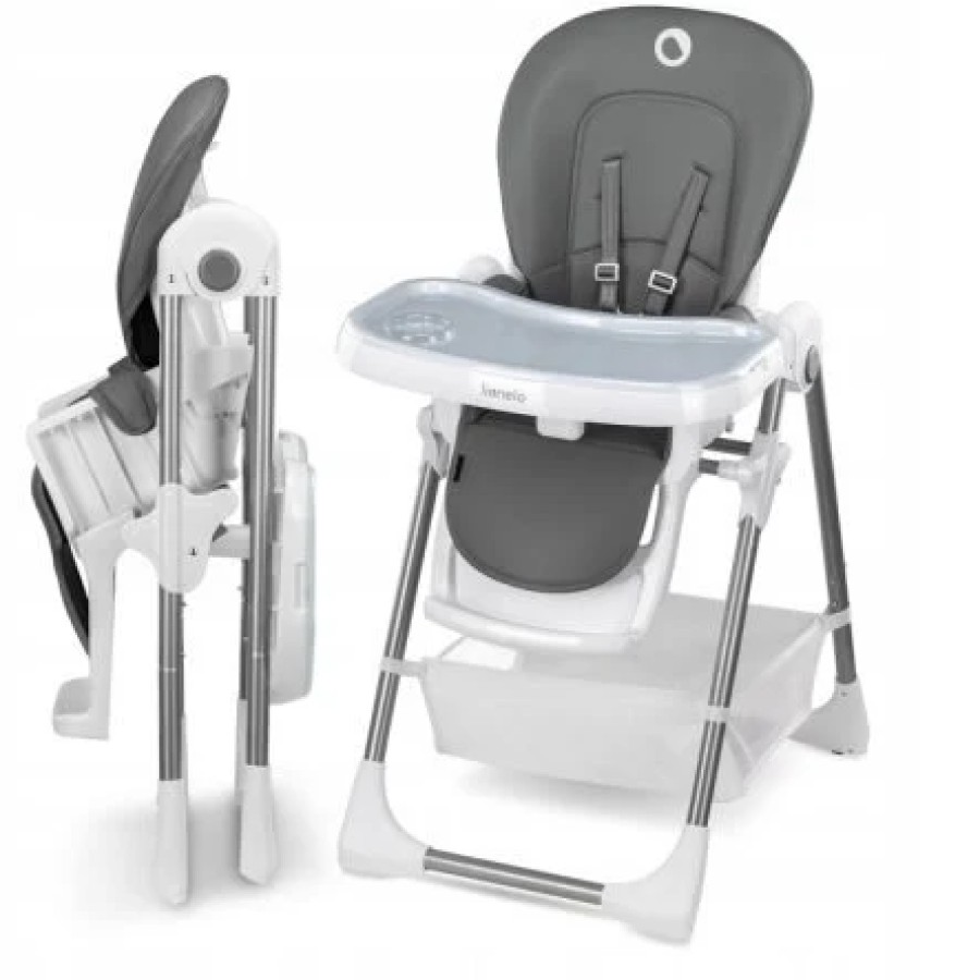 Lionelo Linn Plus Καρεκλάκι Φαγητού Gray