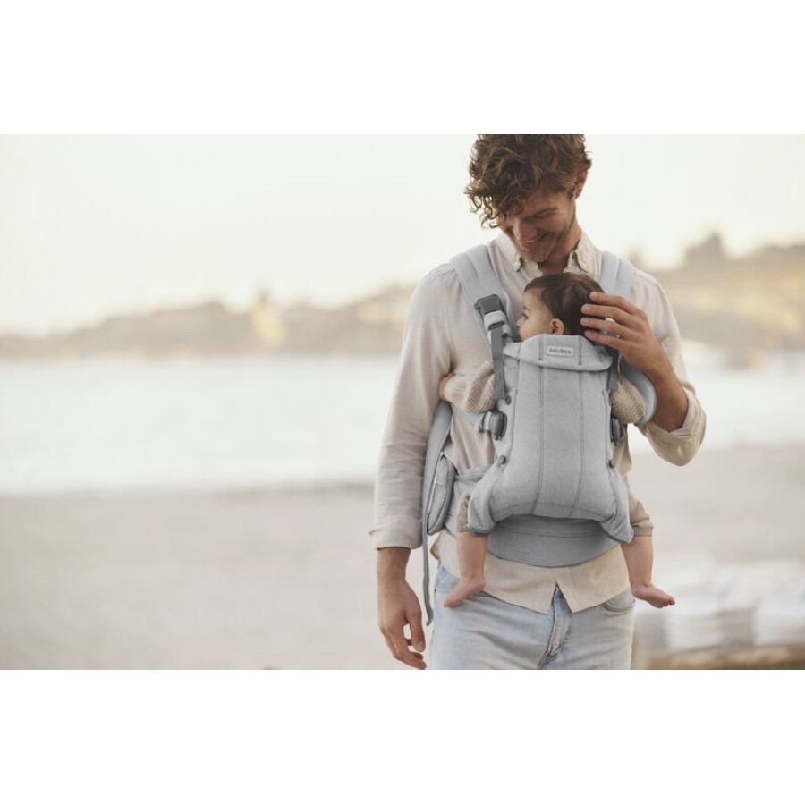 Babybjorn Μάρσιπος Harmony, Woven, Light Gray Melange