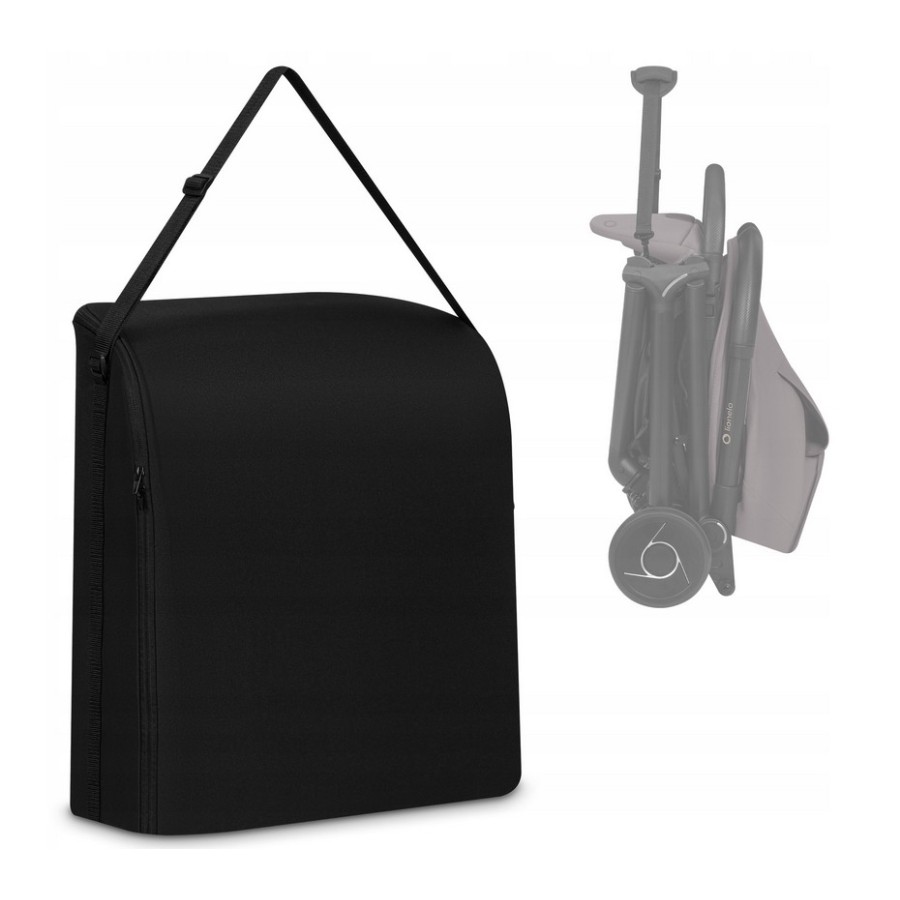 Lionelo Sia Travel Bag Τσάντα Μεταφοράς Καροτσιού Ταξιδίου Black