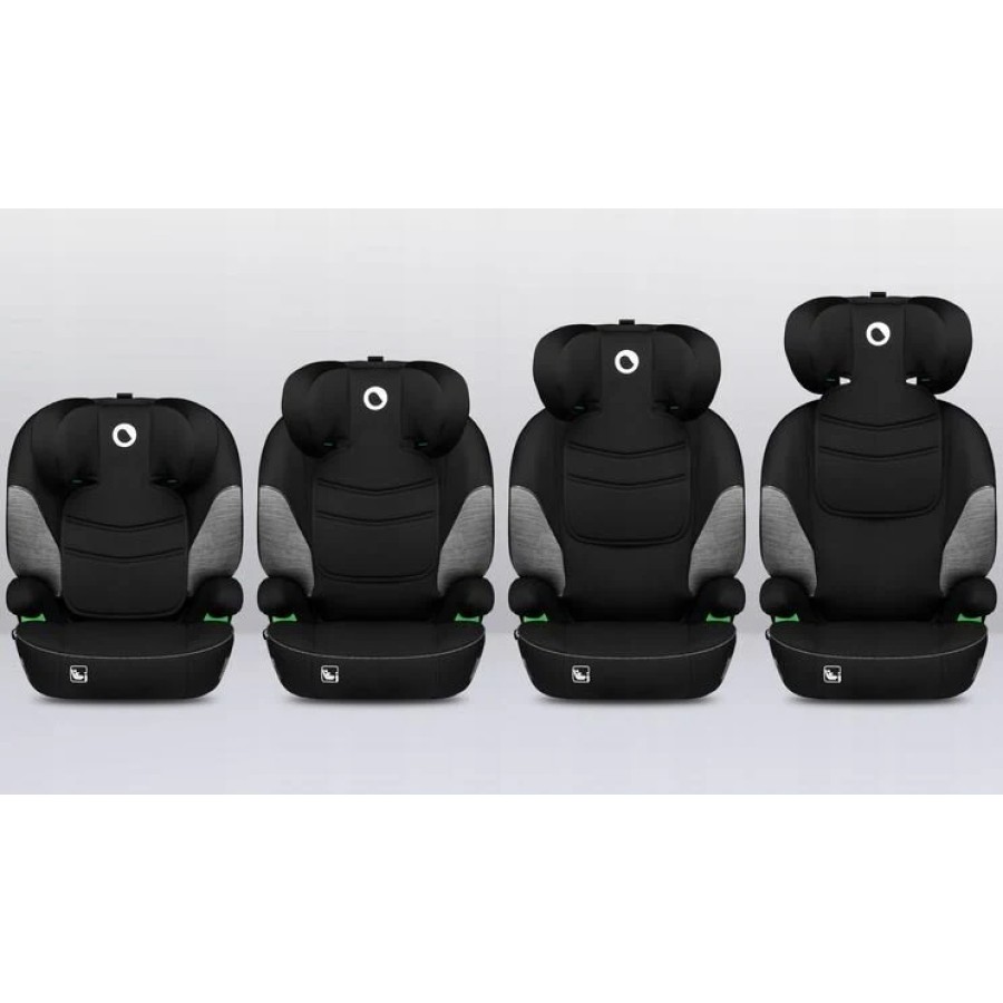 Lionelo Lars Plus I-Size Κάθισμα Αυτοκινήτου 100-150Cm Ή 15-36Kg Sporty Black Red