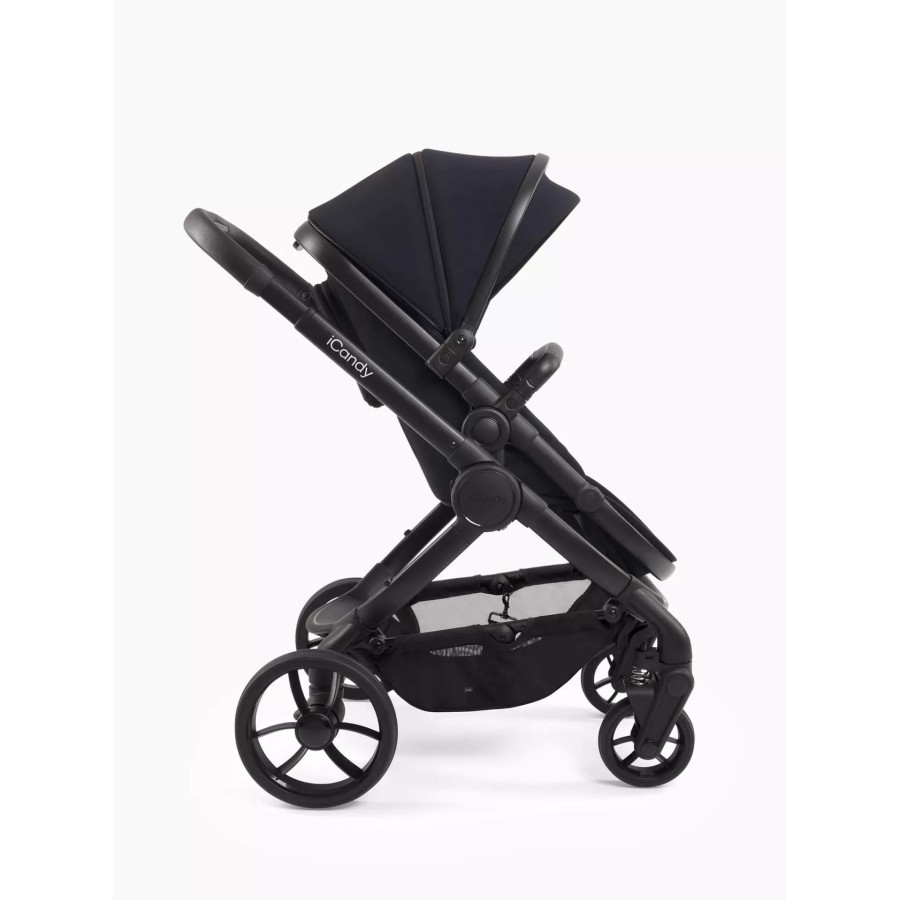 Icandy Peach 7 Παιδικό Καρότσι Πλήρες Σετ 12 Τμχ! - Black