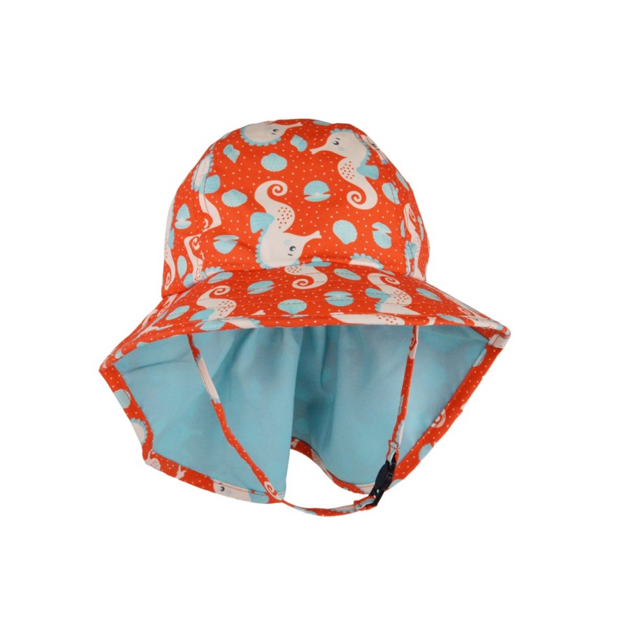 Zoocchini Cape Sunhat Upf50 Seahorse - 6-24M