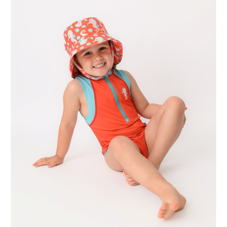 Zoocchini Cape Sunhat Upf50 Seahorse - 6-24M