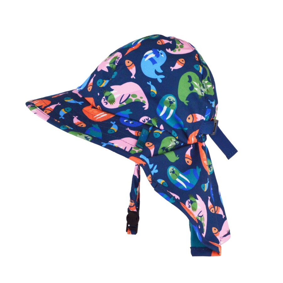 Zoocchini Cape Sunhat Upf50 Walrus - 6-24M