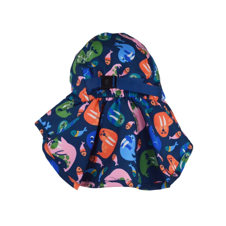 Zoocchini Cape Sunhat Upf50 Walrus - 6-24M