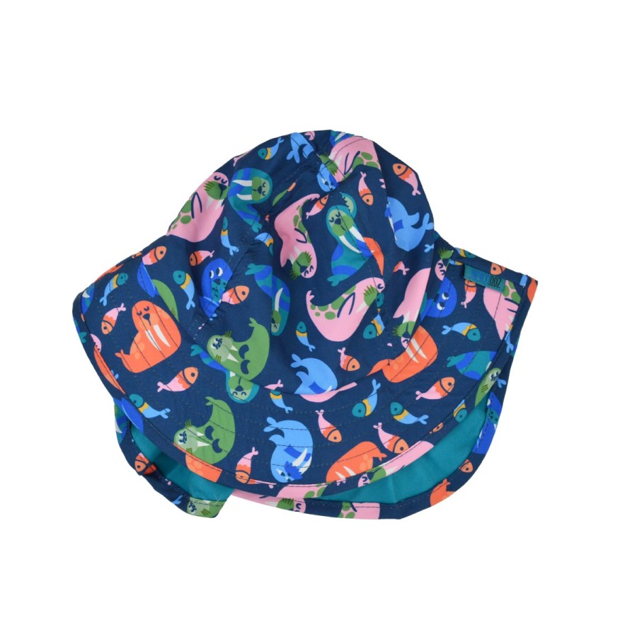 Zoocchini Cape Sunhat Upf50 Walrus - 6-24M