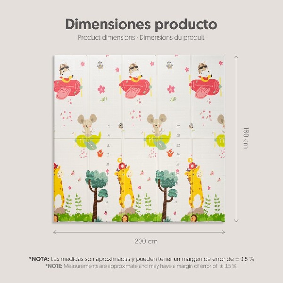 Interbaby Πτυσσόμενο Χαλάκι Δραστηριοτήτων Forest 180X200Cm