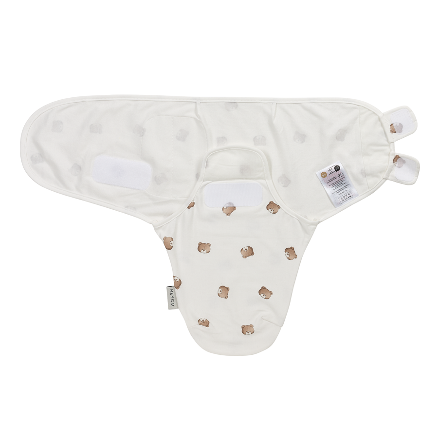Meyco Swaddle Bear Multicolor 0-3 Μηνών
