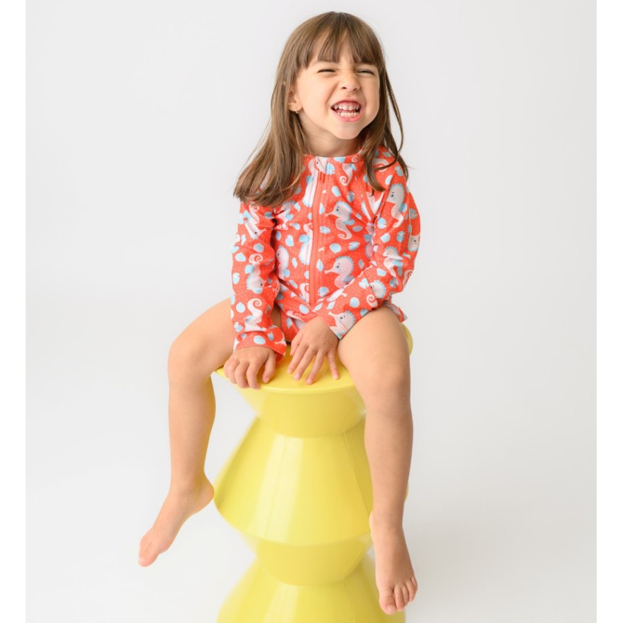 Zoocchini Ολόσωμο Μαγιώ Με Μανίκια Uv Sally The Seahorse - 12-24M
