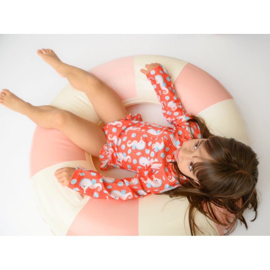 Zoocchini Ολόσωμο Μαγιώ Με Μανίκια Uv Sally The Seahorse - 12-24M