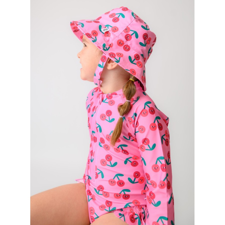 Zoocchini Ολόσωμο Μαγιώ Με Μανίκια Uv Cherry - 4 Ετων